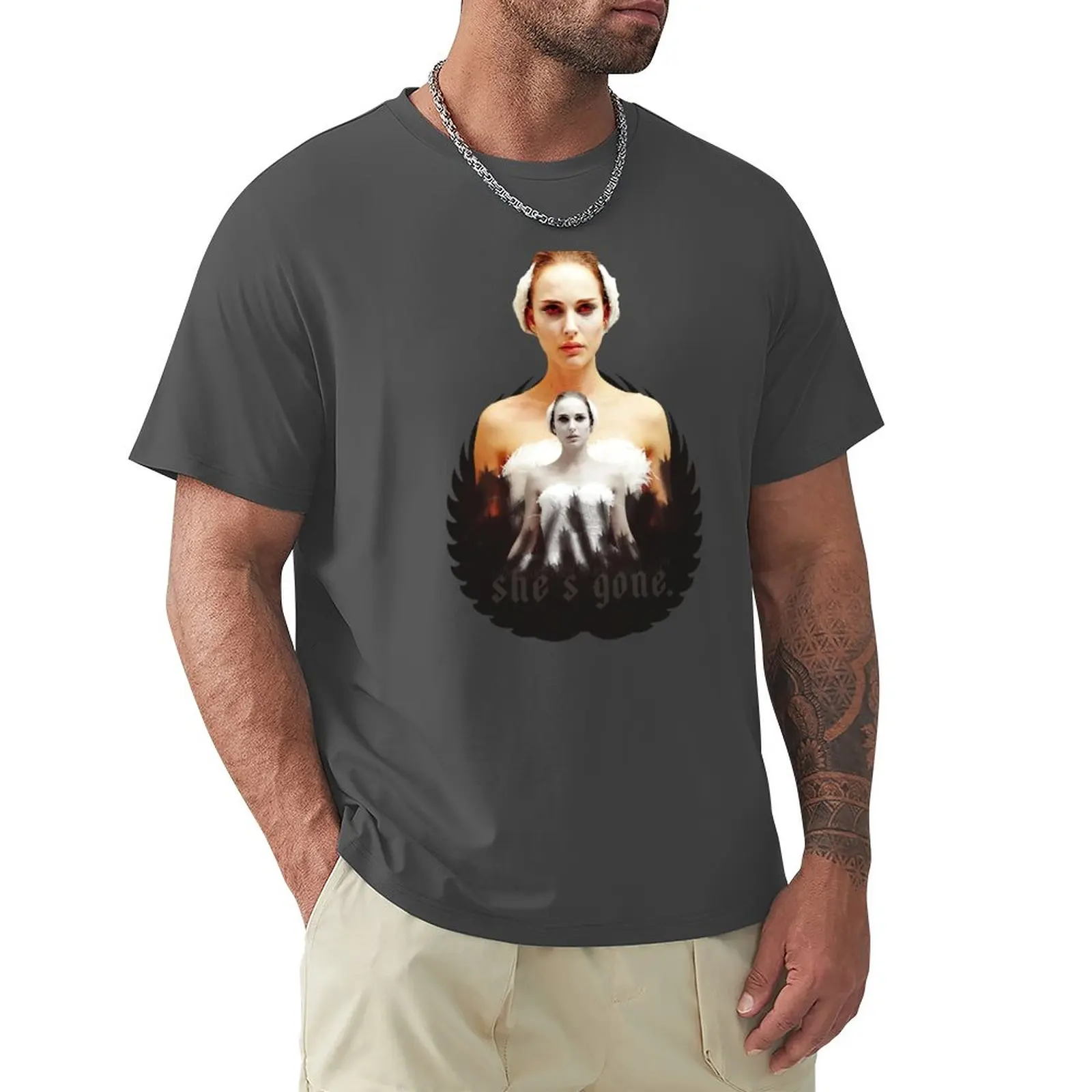 Футболка Black Swan sweet girl, футболка оверсайз, черная футболка, футболки с кошками, быстросохнущая футболка, мужские футболки в упаковке