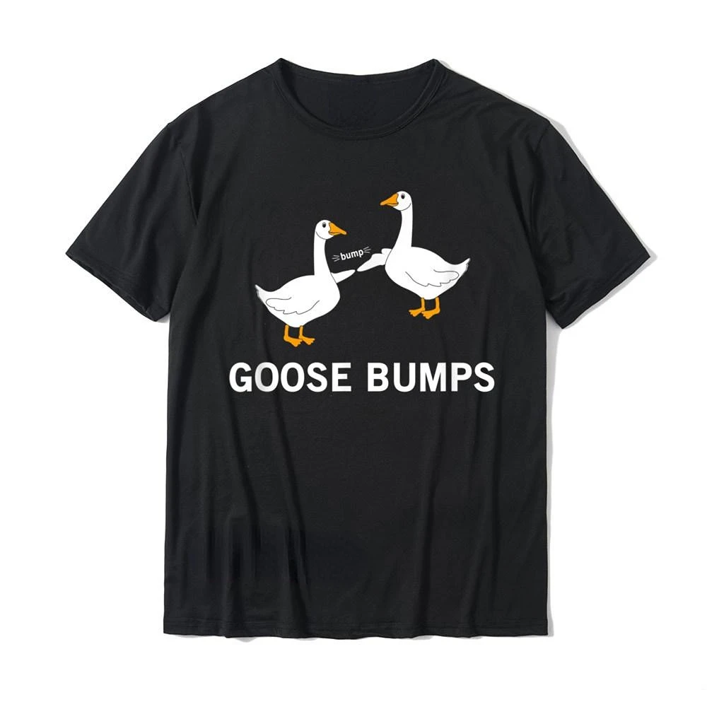Футболка Kawaii Goose, забавные мурашки по коже, футболка Silly Goose, Женские Мужские повседневные топы для пригородных поездок, негабаритные футболки, камзолы на заказ, рубашки