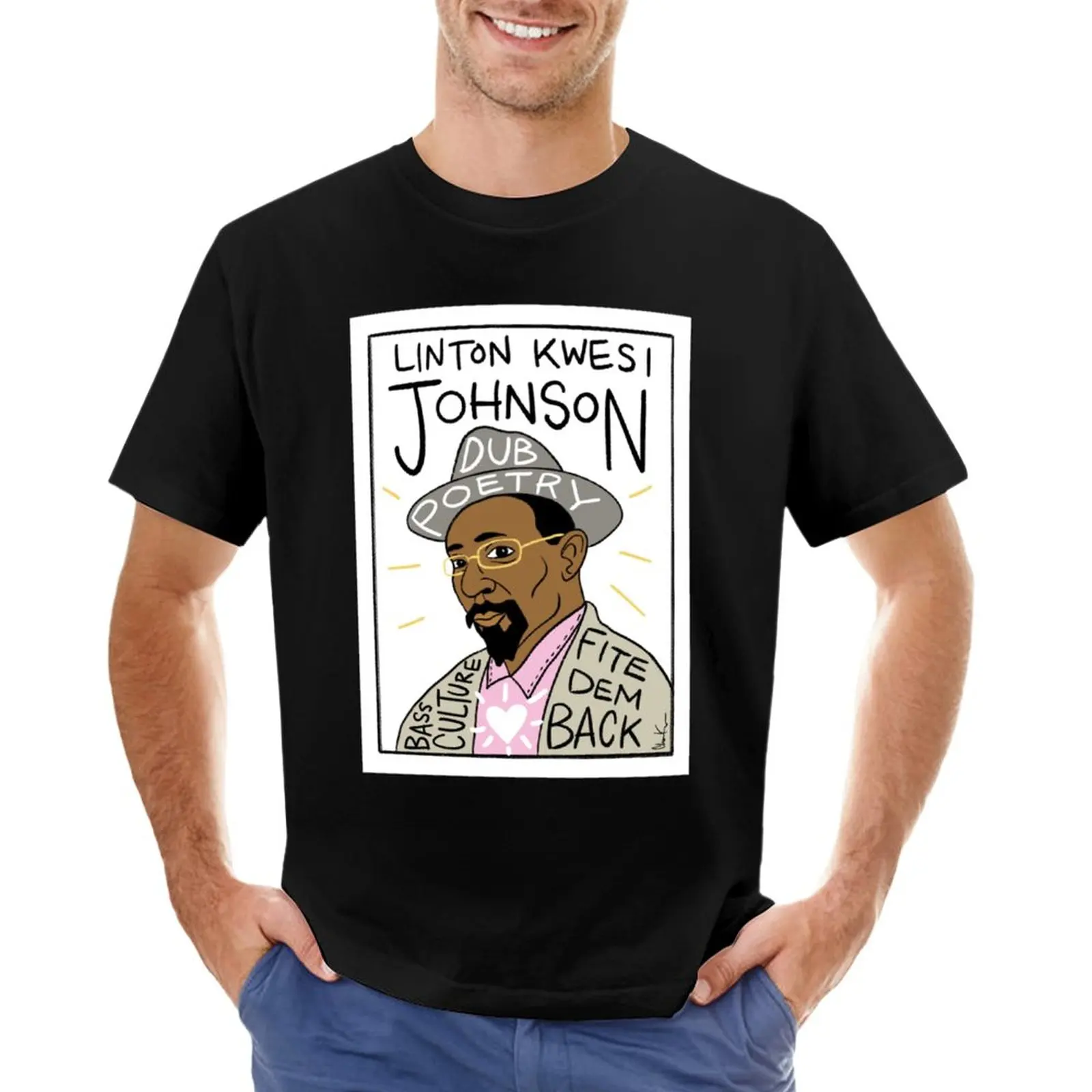 Футболка Linton Kwesi Johnson, футболки для мальчиков, футболки для любителей спорта, мужские футболки с графическим рисунком, забавные